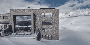 ski in ski out situation of chetzeron hotel in cransmontana